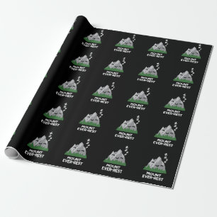 Papel De Regalo Monte Ever-rest Funny Mountain Pun Dark BG