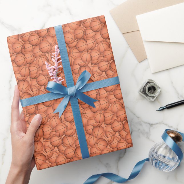 Papel De Regalo Montones de baloncesto (Regalar)