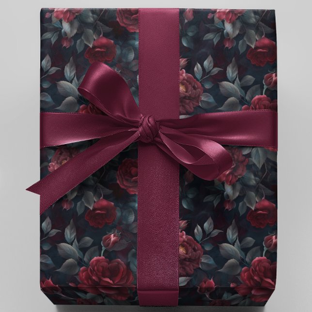 Papel De Regalo Moody Burgundy rosa (Subido por el creador)