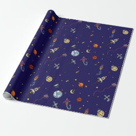 Papel De Regalo Moon Adventure