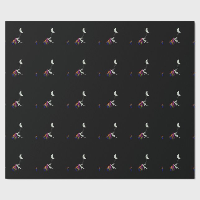 Papel De Regalo Moon Swinging Redhead Thunder_Cove (Costura)