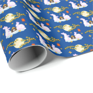 Papel De Regalo Moonakes Osmanthus Festival de Mediados de Otoño M