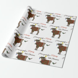 Papel De Regalo Moooy Christmas