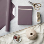 Papel De Regalo Morado Basil Color púrpura sólido<br><div class="desc">Papel de envoltura de color sólido en una gran variedad de colores para todos sus regalos de boda y ducha. Los colores para 2025 son oscuros y audaces y esto es lo que encontrarás en mis últimos diseños con nombres de colores de varias empresas de diseño.</div>