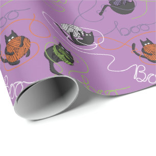 Papel de Regalo Morado Enredado Maravillosamente