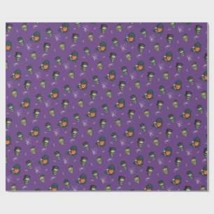 Papel De Regalo 💜 Morado Gótico Halloween Envuelto 🎃 🕸️