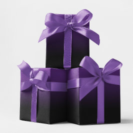Papel De Regalo Morado real y ómbre negro