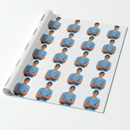 Papel De Regalo Moroccan Football Player Stickers