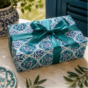 Papel De Regalo Moroccan Oasis Mosaic for Luxury Mediterranean 