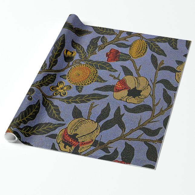 Papel De Regalo Morris - Patrón de fruta (Desenrollado)