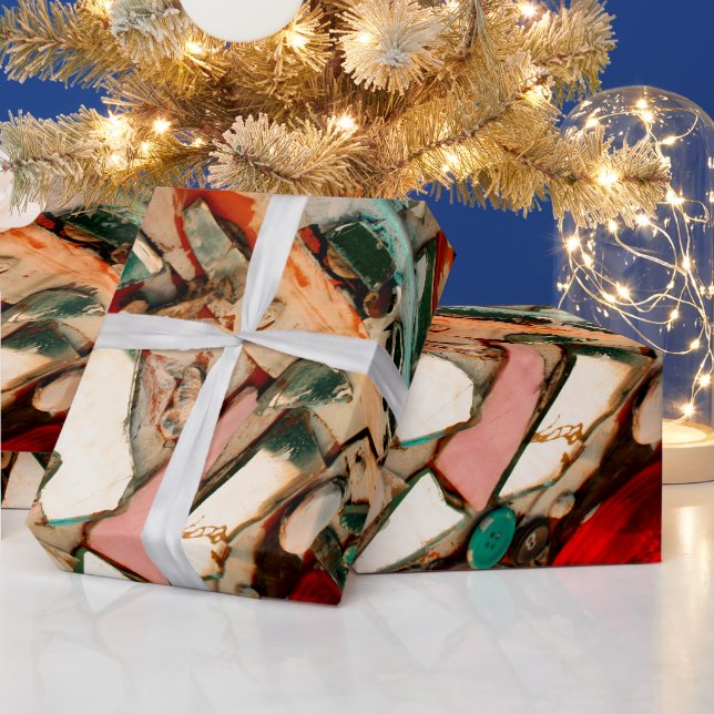 Papel De Regalo Mosaico colorido (Vacaciones)