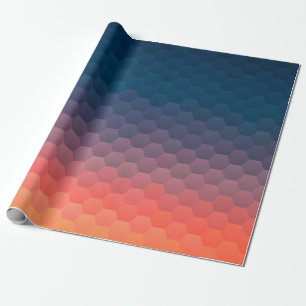 Papel De Regalo Mosaico colorido. Retrograso hipster geométrico