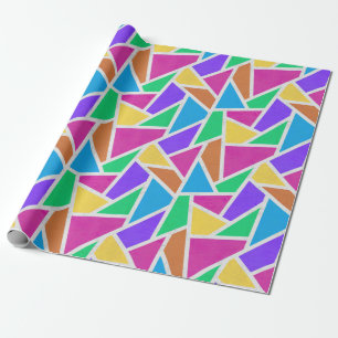 Papel De Regalo Mosaico de colores vivos del arcoiris