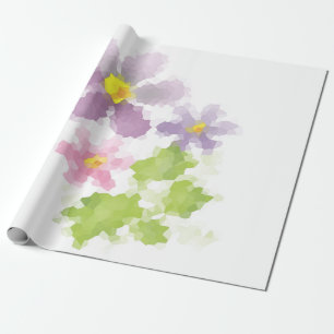 Papel De Regalo Mosaico de flores 2