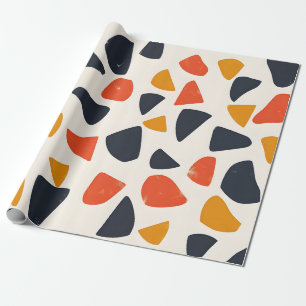 Papel De Regalo Mosaico de guijarros retro