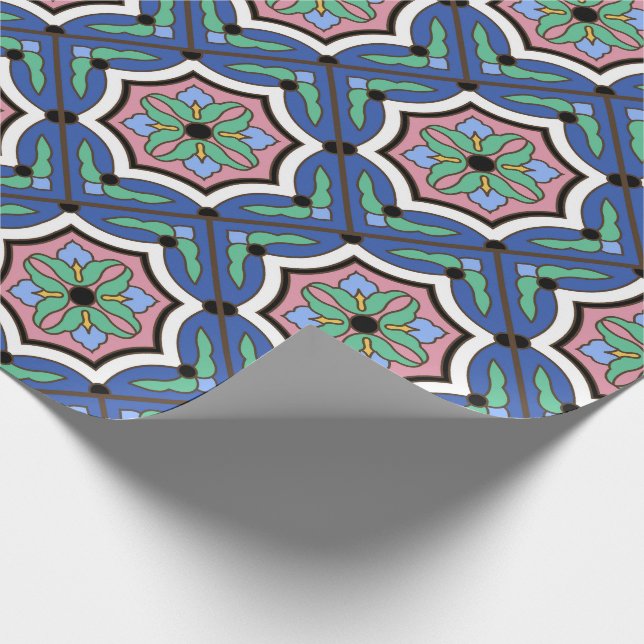 Papel De Regalo Mosaico de la Isla Catalina (Esquina)