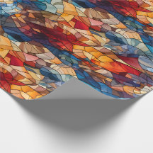 Mosaico Kaleidoscope: Inspiración de vidrio mancha