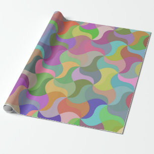 papel de regalo mosaico pastel