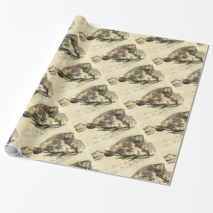 PAPEL DE REGALO MOSAICOS ROMANOS ANTIGUOS / ROOSTEROS