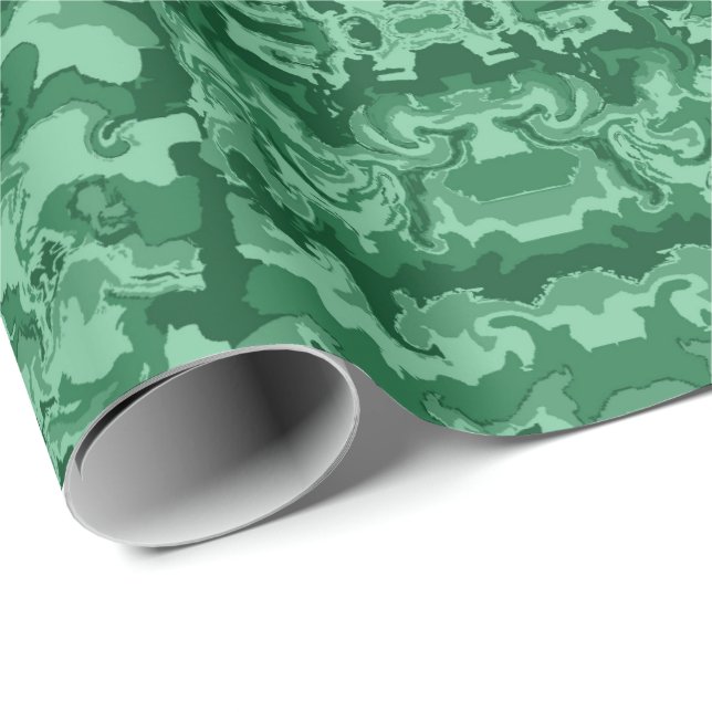 Papel De Regalo Moss verdes (Esquina del rollo)