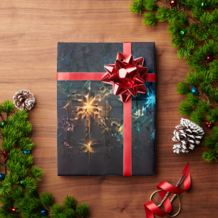 Papel De Regalo Mostrar luz láser radiante