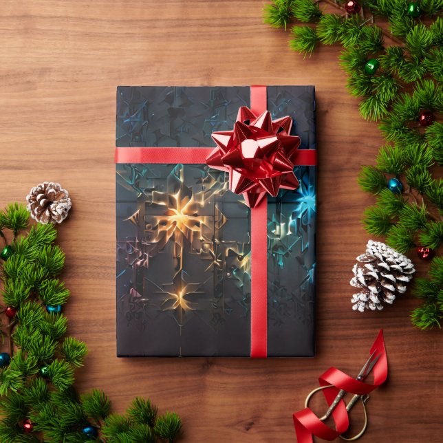 Papel De Regalo Mostrar luz láser radiante (Regalo de vacaciones)