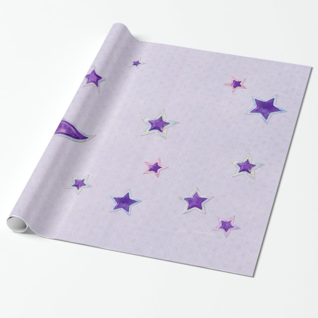 Papel De Regalo Moth Mystic New Age LIGHT (Desenrollado)