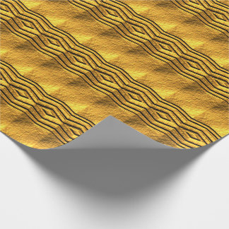 Papel De Regalo Motif egipcio Gold 3D
