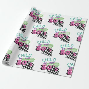 Papel De Regalo Motif retro de los años 80