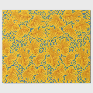 Papel De Regalo motivo de pez dorado para Ella
