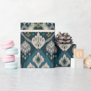 Papel De Regalo Motivos africano boho estampado floral ikat