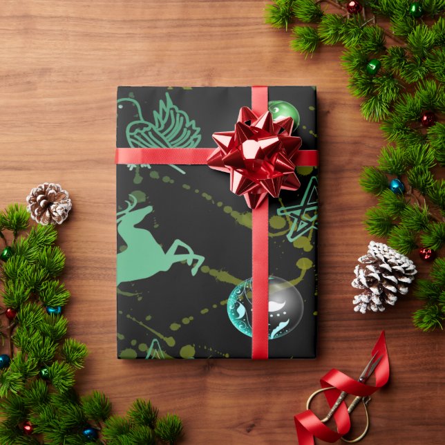 Papel De Regalo Motivos navideños (Regalo de vacaciones)