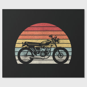 Papel De Regalo Moto retro vintage
