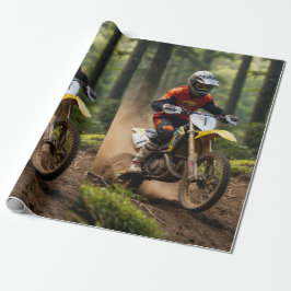 Papel De Regalo Moto-xing - Motocross Racers