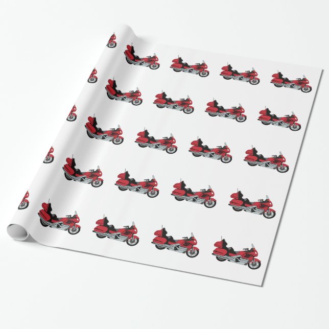 Papel De Regalo Motocicleta (Desenrollado)