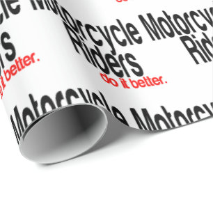 Papel De Regalo Motociclistas Hagan Mejor Humor