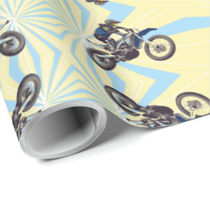 Papel De Regalo Motocromo