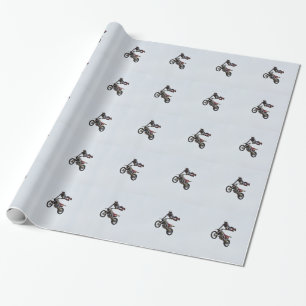 Papel De Regalo Motocrós del truco