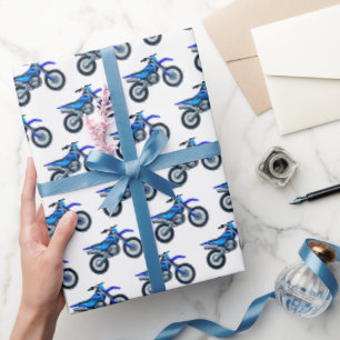 Papel De Regalo Motocross Bicicleta de Tierra
