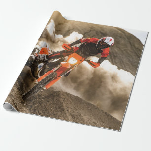 Papel De Regalo Motocross Rider