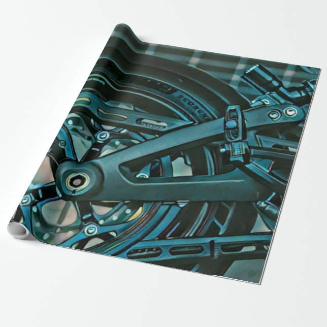 Papel De Regalo Motorcyclist gifts (Desenrollado)