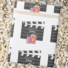 Papel De Regalo Movie Night Birthday Party For Girls
