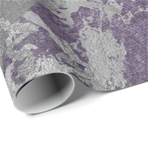 Papel De Regalo Movimientos metálicos brillantes de mármol grise