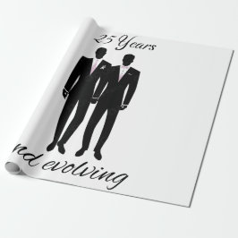 Papel de regalo Mr y Mr blanco y negro