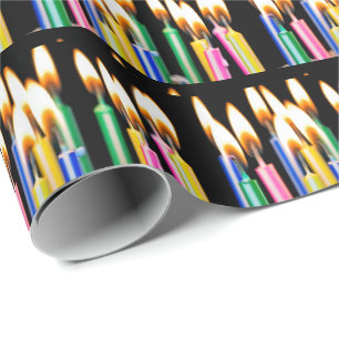 Papel De Regalo Muchas velas de cumpleaños
