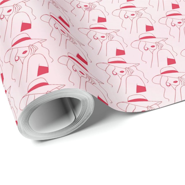 Papel De Regalo Mujer (Esquina del rollo)