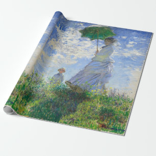 Papel De Regalo Mujer con Parasol, Madame Monet y su hijo