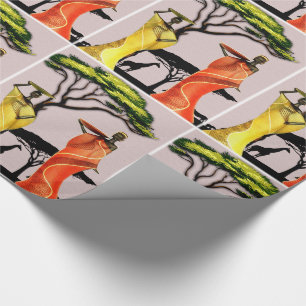 Papel De Regalo Mujer en el jardín