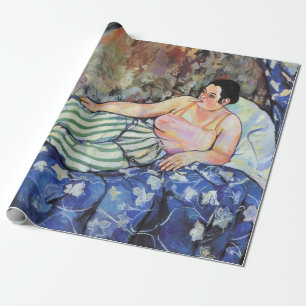 Papel De Regalo Mujer en la habitación azul (por Suzanne Valadon)