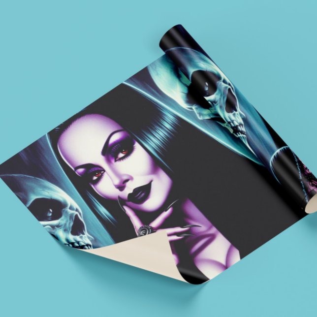 Papel De Regalo Mujer gótica vintage (Subido por el creador)